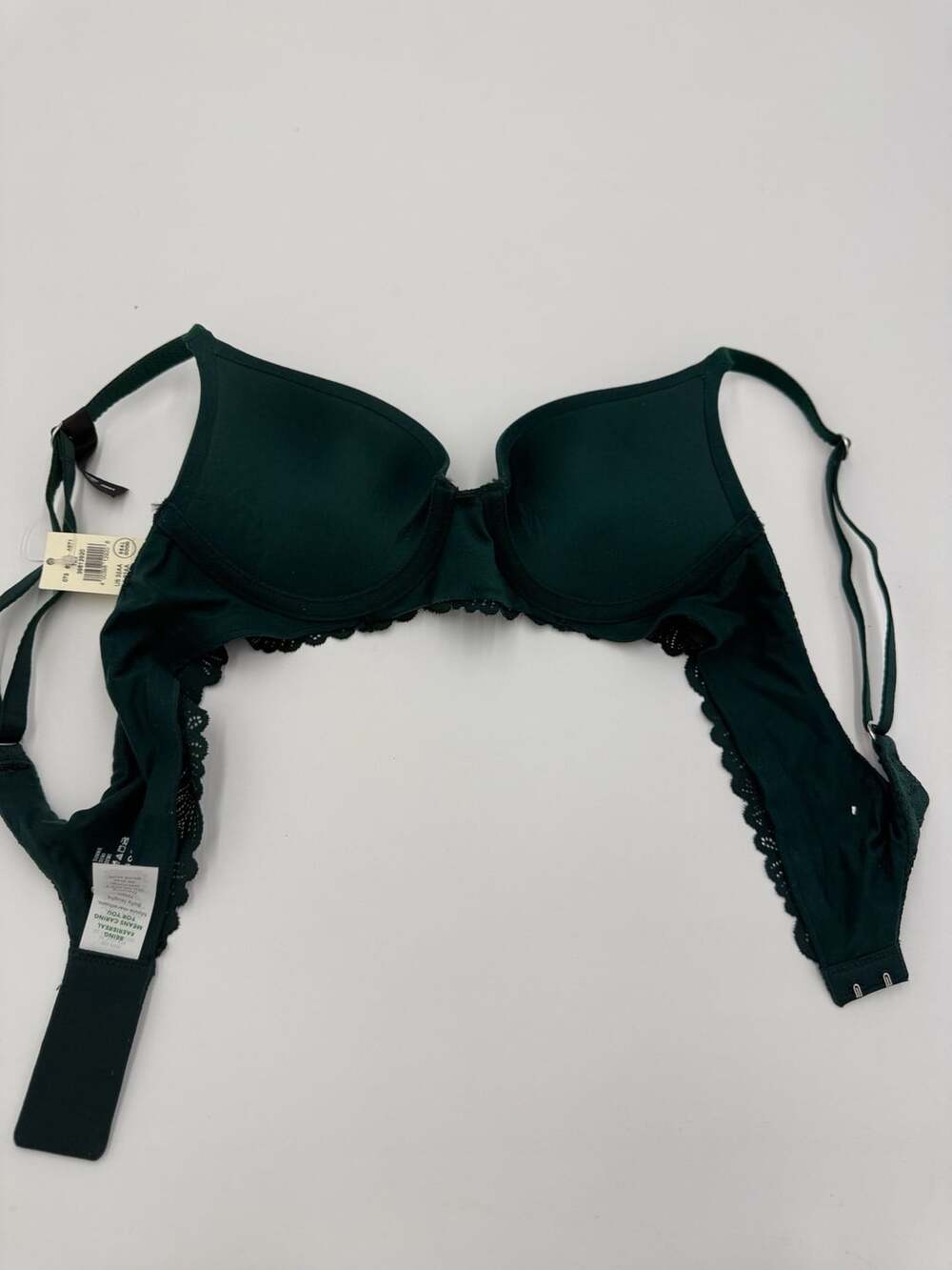 Aerie Sunnie Wireless Pish up Bra 32AA Real Good Forest Green Pre teen Capsule